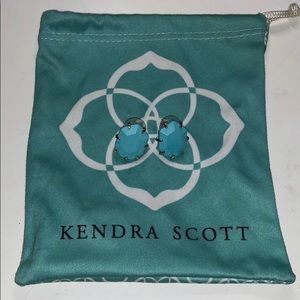 Kendra Scott Turquoise Stone Earrings